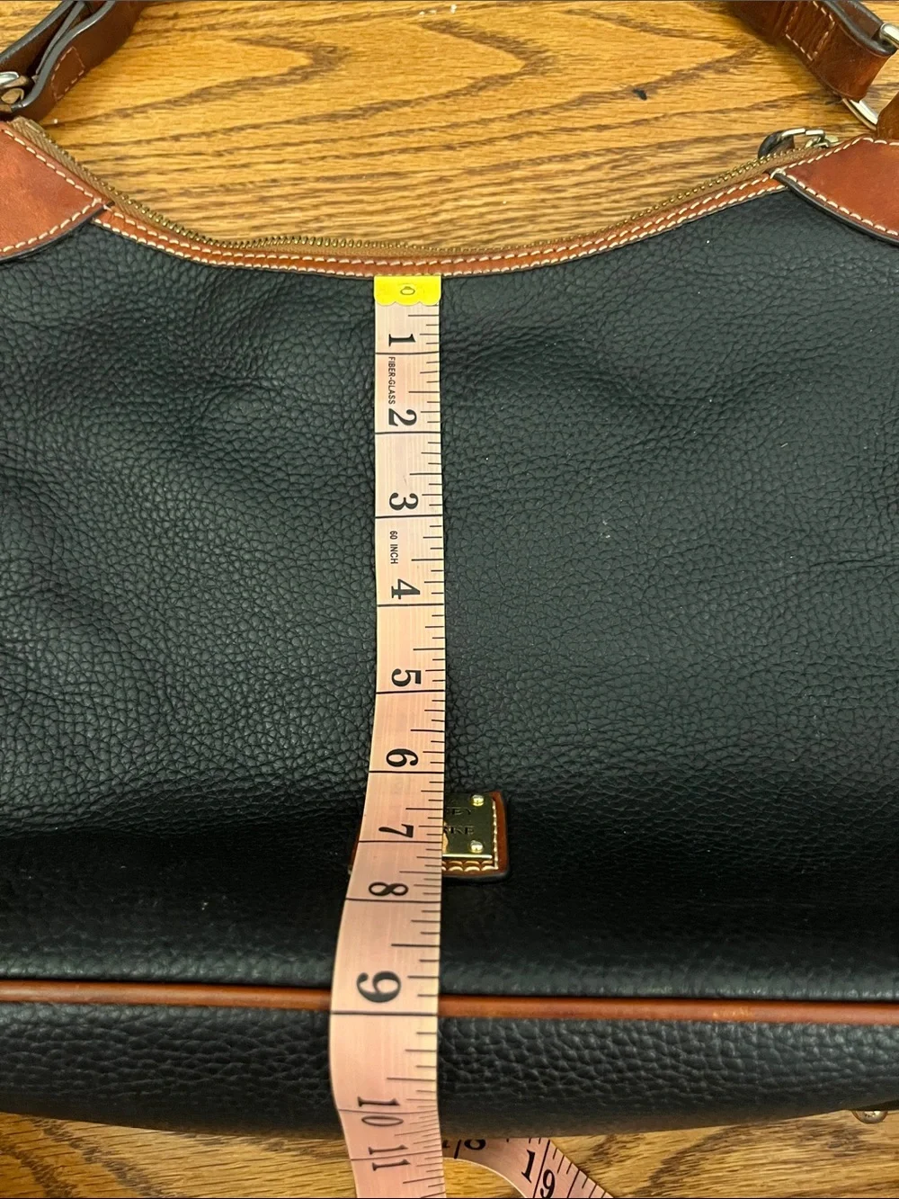 Dooney & Bourke Hobo Shoulder Bag Navy Pebbled Leather K10716120